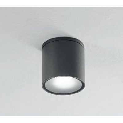 579 580 FARETTO PER ESTERNI A CILINDRO IP54 BIANCO O ANTRACITE ATTACCO GU10 MODERNO ISYLUCE - Cristalensi Shop Online