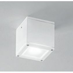 575 576 PICCOLA PLAFONIERA A CUBO PER ESTERNI IP54 BIANCO O ANTRACITE ATTACCO GU10 MODERNA ISYLUCE - Cristalensi Shop Online 2