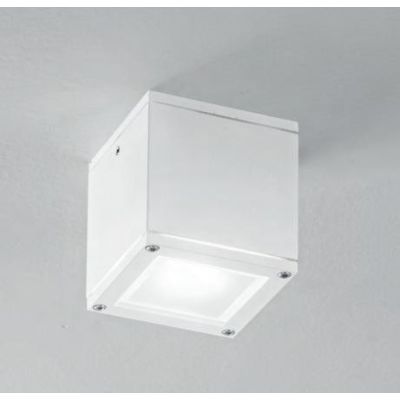 575 576 PICCOLA PLAFONIERA A CUBO PER ESTERNI IP54 BIANCO O ANTRACITE ATTACCO GU10 MODERNA ISYLUCE - Cristalensi Shop Online