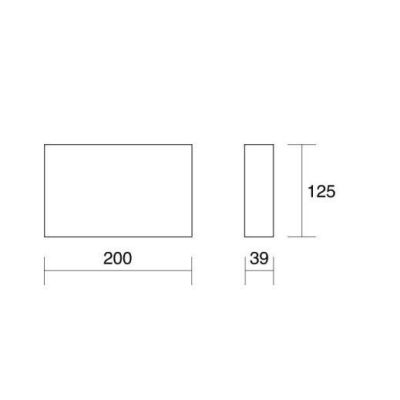305 APPLIQUE DA ESTERNO ANTI SALSEDINE IP65 BIEMISSIONE LED 12W 3000K O 4000K BIANCO E ANTRACITE ISYLUCE - Cristalensi Shop Onli