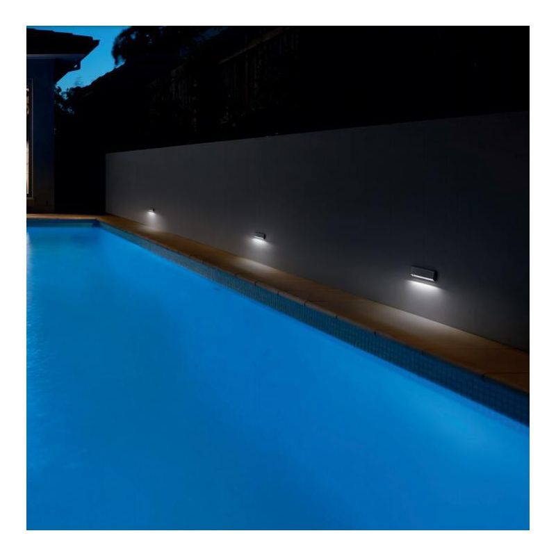303 APPLIQUE DA ESTERNO ANTI SALSEDINE IP65 LED 4W 3000K O 4000K BIANCO E ANTRACITE ECONOMICA ISYLUCE - Cristalensi Shop Online