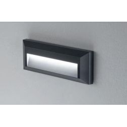 302 SEGNAPASSO DA ESTERNI ANTI SALSEDINE IP65 LED 2W 3000K O 4000K BIANCO E ANTRACITE SENZA SCASSO ISYLUCE - Cristalensi Shop On 2