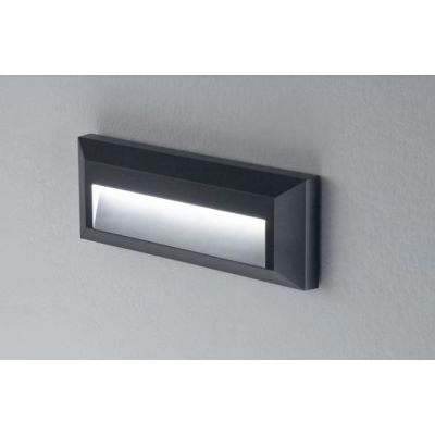 302 SEGNAPASSO DA ESTERNI ANTI SALSEDINE IP65 LED 2W 3000K O 4000K BIANCO E ANTRACITE SENZA SCASSO ISYLUCE - Cristalensi Shop On