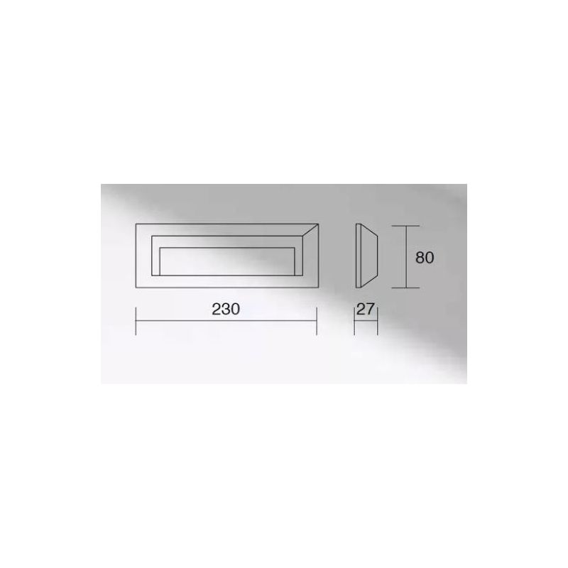302 SEGNAPASSO DA ESTERNI ANTI SALSEDINE IP65 LED 2W 3000K O 4000K BIANCO E ANTRACITE SENZA SCASSO ISYLUCE - Cristalensi Shop On