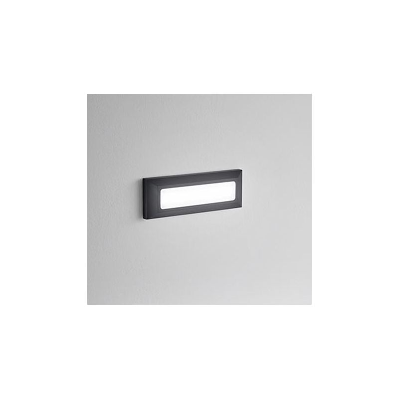 301 SEGNAPASSO DA ESTERNI ANTI SALSEDINE IP65 LED 4W 3000K O 4000K BIANCO E ANTRACITE SENZA SCASSO ISYLUCE - Cristalensi Shop On