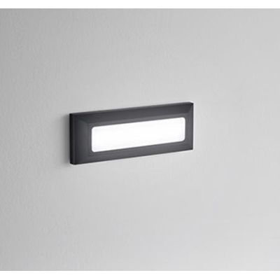 301 SEGNAPASSO DA ESTERNI ANTI SALSEDINE IP65 LED 4W 3000K O 4000K BIANCO E ANTRACITE SENZA SCASSO ISYLUCE - Cristalensi Shop On