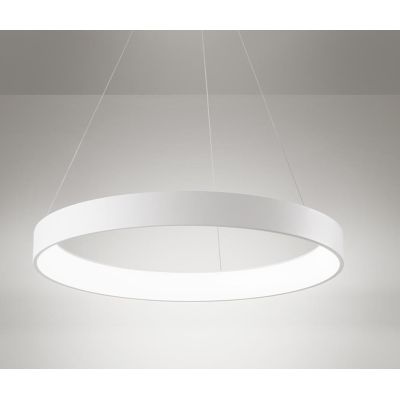 BAND AFFRALUX LAMPADARIO AD ANELLO EXTRA LARGE MODERNO LED 136W LUCE 3200K BIANCO O SABBIA AFFRALUX - Cristalensi Shop Online