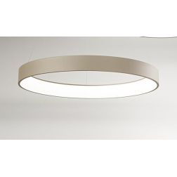 BAND AFFRALUX LAMPADARIO AD ANELLO EXTRA LARGE MODERNO LED 136W LUCE 3200K BIANCO O SABBIA AFFRALUX - Cristalensi Shop Online 2