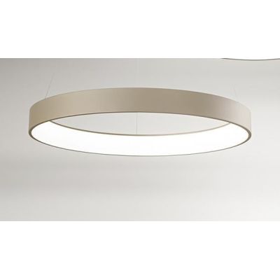 BAND AFFRALUX LAMPADARIO AD ANELLO EXTRA LARGE MODERNO LED 136W LUCE 3200K BIANCO O SABBIA AFFRALUX - Cristalensi Shop Online