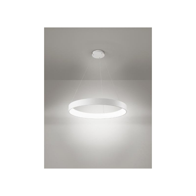 BAND AFFRALUX LAMPADARIO AD ANELLO EXTRA LARGE MODERNO LED 136W LUCE 3200K BIANCO O SABBIA AFFRALUX - Cristalensi Shop Online