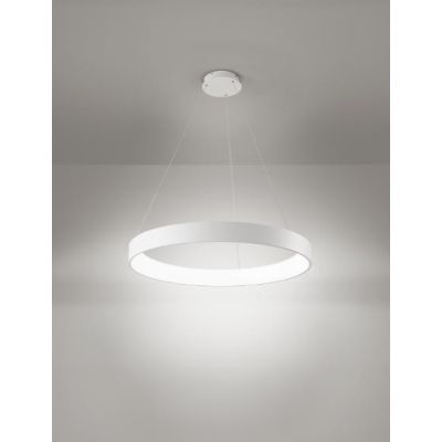 BAND AFFRALUX LAMPADARIO AD ANELLO EXTRA LARGE MODERNO LED 136W LUCE 3200K BIANCO O SABBIA AFFRALUX - Cristalensi Shop Online