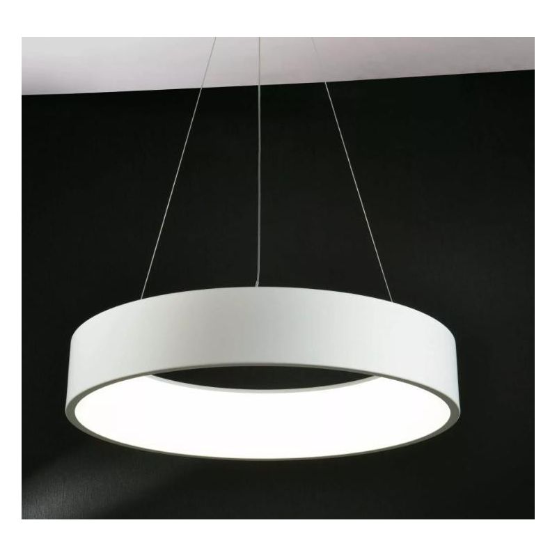2049 SOSPENSIONE IN METALLO 4 COLORI DIAMETRO 60 CM A LED INTEGRATO DA 36W AFFRALUX - Cristalensi Shop Online