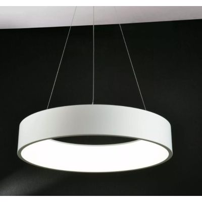 2049 SOSPENSIONE IN METALLO 4 COLORI DIAMETRO 60 CM A LED INTEGRATO DA 36W AFFRALUX - Cristalensi Shop Online
