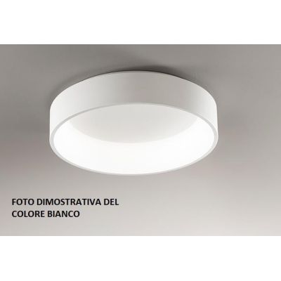 2075 BAND PLAFONIERA AFFRALUX AD ANELLO EXTRA LARGE MODERNA LED 136W LUCE 3200K BIANCO O SABBIA AFFRALUX - Cristalensi Shop Onli