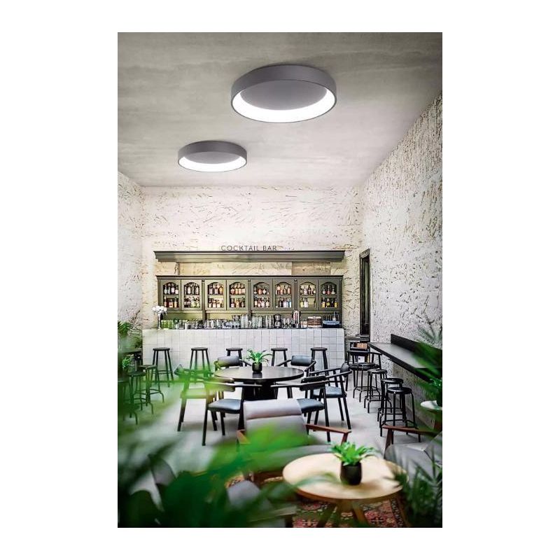 2072 BAND PLAFONIERA AFFRALUX AD ANELLO MEDIO 4 COLORI MODERNA LED 35W AFFRALUX - Cristalensi Shop Online