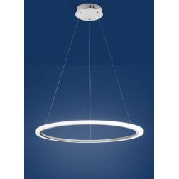 2308 ACRYLED AFFRALUX LAMPADARIO A SOSPENSIONE CON LED 32W ANELLO 80 CM BIANCO AFFRALUX - Cristalensi Shop Online 2