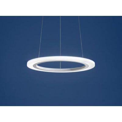 2305 ACRYLED AFFRALUX LAMPADARIO A SOSPENSIONE PICCOLO CON LED 14W ANELLO 42 CM BIANCO AFFRALUX - Cristalensi Shop Online