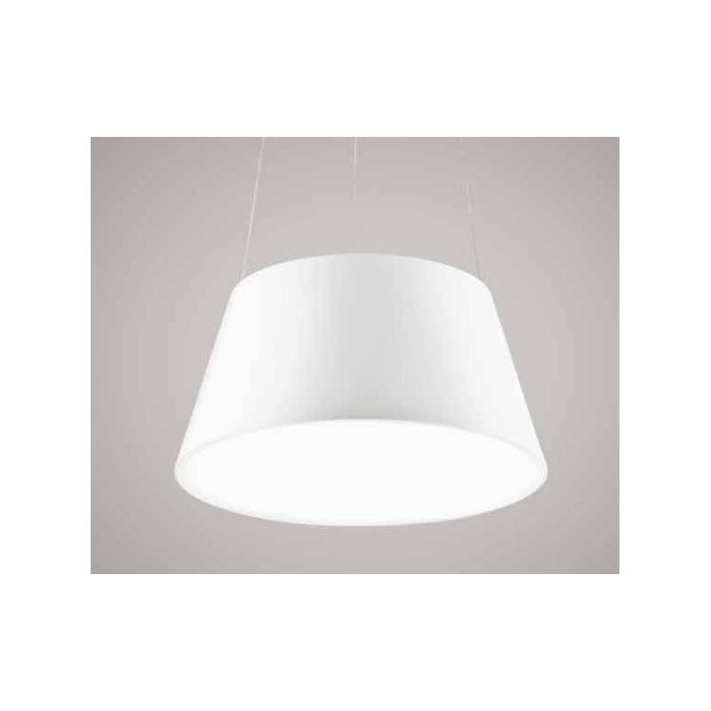 2055 AFFRALUX SOSPENSIONE MODERNA IN METALLO BIANCO DIAMETRO 60 CM CON LED INTEGRATO DA 50W AFFRALUX - Cristalensi Shop Online