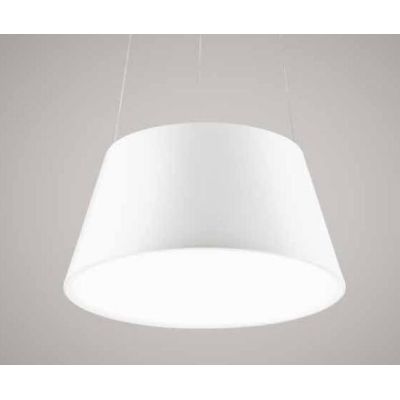 2055 AFFRALUX SOSPENSIONE MODERNA IN METALLO BIANCO DIAMETRO 60 CM CON LED INTEGRATO DA 50W AFFRALUX - Cristalensi Shop Online