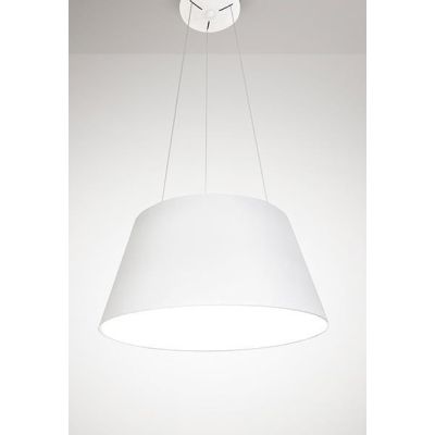 2055 AFFRALUX SOSPENSIONE MODERNA IN METALLO BIANCO DIAMETRO 60 CM CON LED INTEGRATO DA 50W AFFRALUX - Cristalensi Shop Online