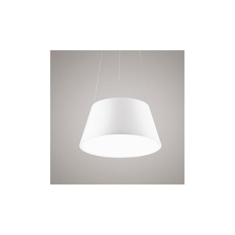 2031 AFFRALUX SOSPENSIONE MODERNA IN METALLO BIANCO DIAMETRO 55 CM CON LED INTEGRATO DA 63W AFFRALUX - Cristalensi Shop Online