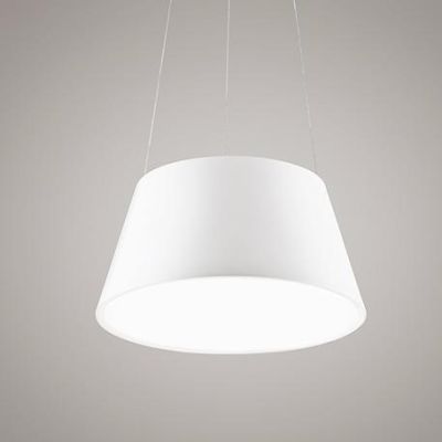 2031 AFFRALUX SOSPENSIONE MODERNA IN METALLO BIANCO DIAMETRO 55 CM CON LED INTEGRATO DA 63W AFFRALUX - Cristalensi Shop Online