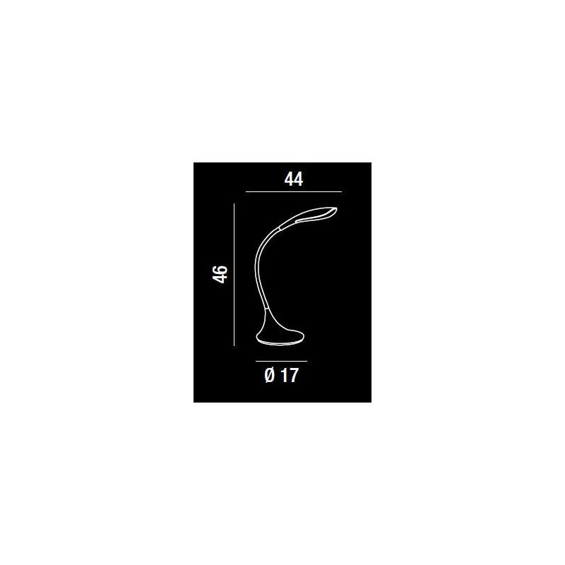 6034 LAMPADA DA TAVOLO A LED CON BRACCIO FLESSIBILE IN 4 COLORI Perenz - Cristalensi Shop Online