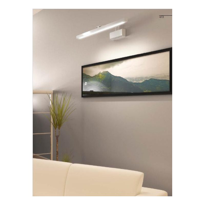 FLEXA LAMPADA DA SPECCHIO MODERNA ORIENTABILE CROMO O NICHEL LED 8W LUCE 3000K O 4000K TOP LIGHT Top Light Illuminazione - Crist