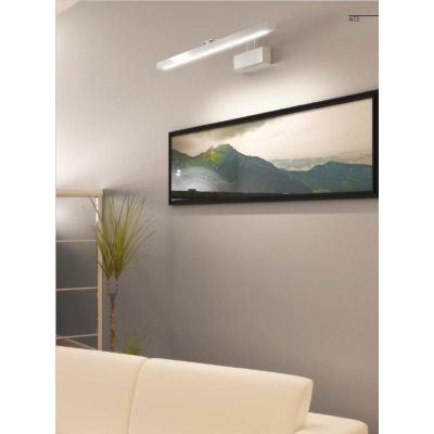 FLEXA LAMPADA DA SPECCHIO MODERNA ORIENTABILE CROMO O NICHEL LED 8W LUCE 3000K O 4000K TOP LIGHT Top Light Illuminazione - Crist