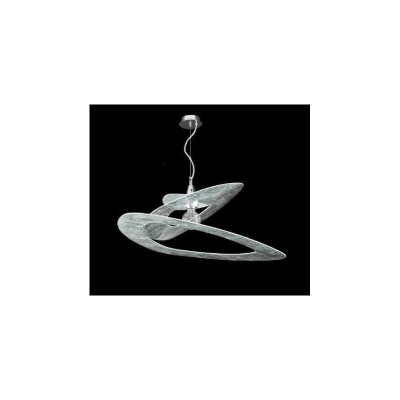 TRIA SOSPENSIONE MODERNA D70 5 FINITURE COLORE LAMPADINA A VISTRA ATTACCO E27 Padana Lampadari - Cristalensi Shop Online