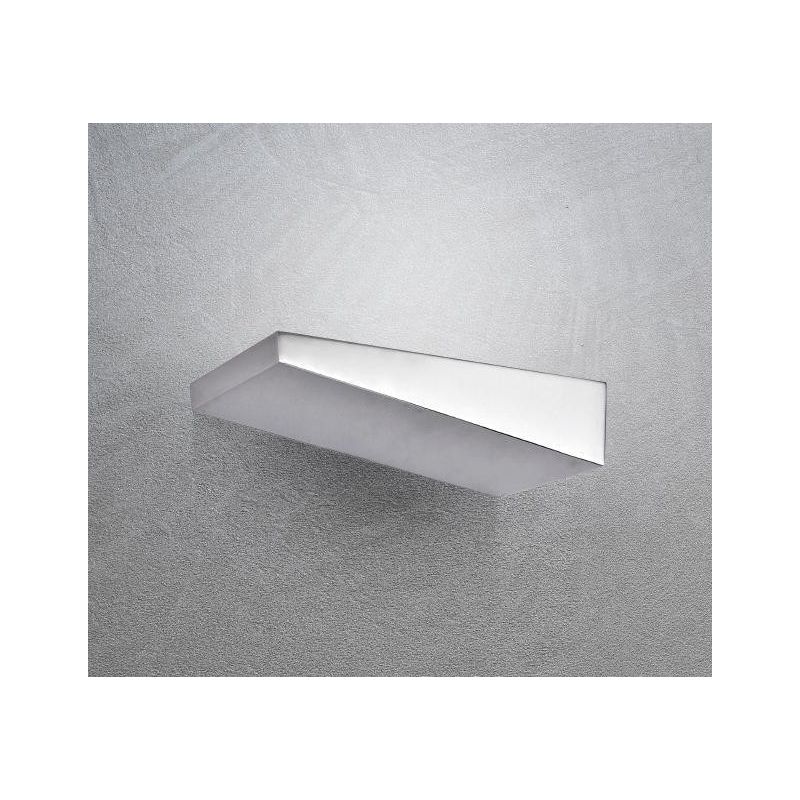 BRICK APPLIQUE MODERNA IN METALLO CROMO LUCIDO CON LED 8W LUCE 4000K Padana Lampadari - Cristalensi Shop Online