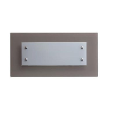 ALEXIA APPLIQUE MODERNA LARGHEZZA CM 55 CON VETRO BIANCO E VETRO DECORATO IN 4 FINITURE Padana Lampadari - Cristalensi Shop Onli