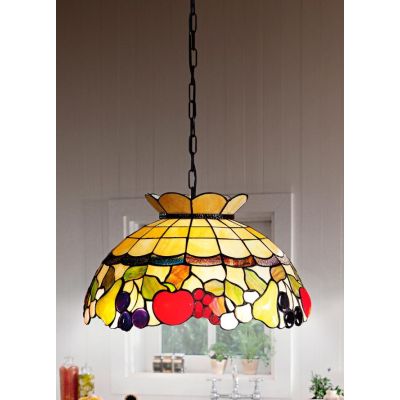 T923-S SOSPENSIONE IN VETRO TIFFANY DIAMETRO 45 Perenz - Cristalensi Shop Online