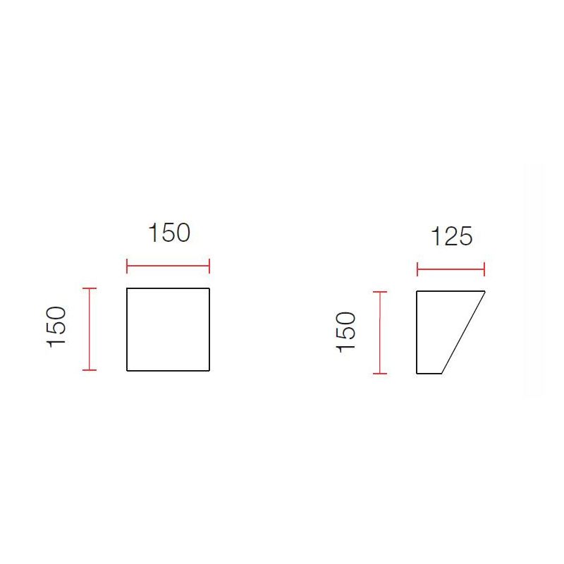 2601A BELFIORE LAMPADA DA PARETE IN CERAMICA EFFETTO GESSO VERNICIABILE 9010 BELFIORE - Cristalensi Shop Online