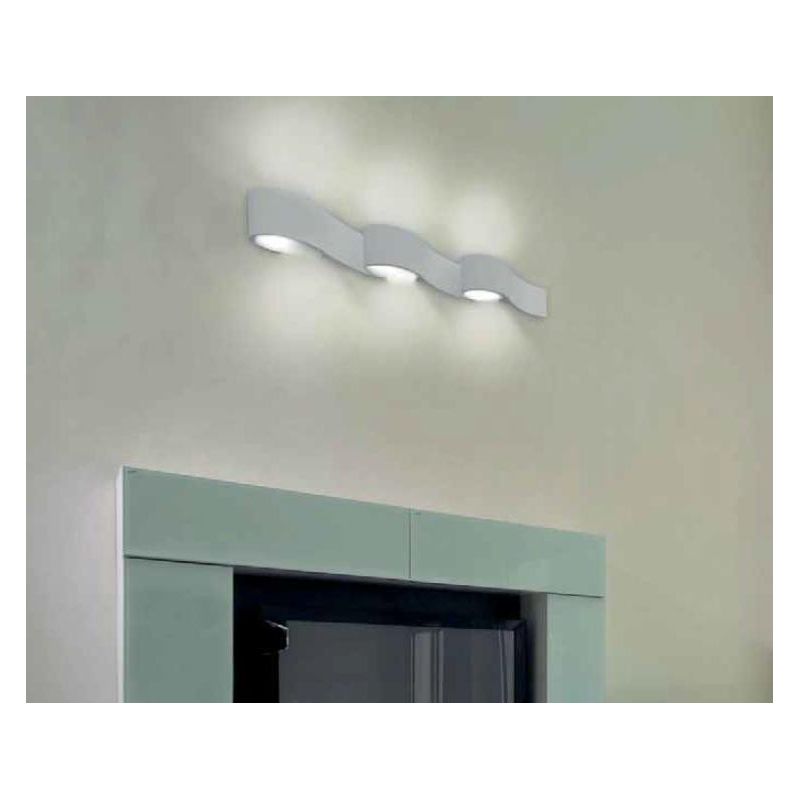 2615A LAMPADA DA PARETE IN CERAMICA EFFETTO GESSO VERNICIABILE 9010 BELFIORE - Cristalensi Shop Online