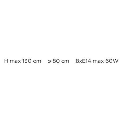 LADY LAMPADARIO CLASSICO 8 LUCI IN METALLO AVORIO CON DIFFUSORI IN VETRO E DECORI FLOREALI Padana Lampadari - Cristalensi Shop O
