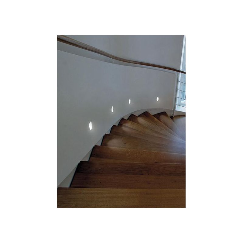 4164 INCASSO IN GESSO CRISTALY VERNICIABILE A LED PER LAMPADINA GU10 9010 BELFIORE - Cristalensi Shop Online