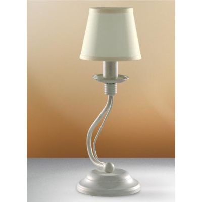 SIENA LUMETTO CLASSICO IN METALLO AVORIO O RUGGINE CON PARALUMI IN TESSUTO Padana Lampadari - Cristalensi Shop Online