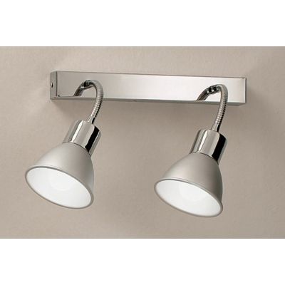 BINGO BINARIO 2 SPOT A BRACCIO FLESSIBILE Illuminando - Cristalensi Shop Online