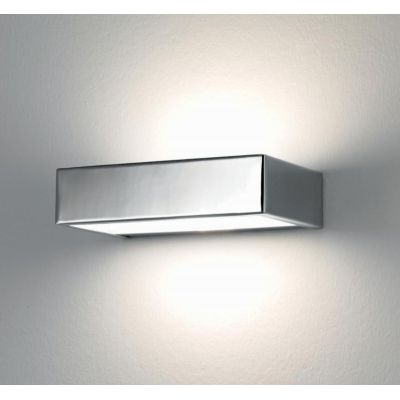 BRIK 1 LAMPADA DA PARETE IN METALLO CROMATO OPPURE BIANCA Illuminando - Cristalensi Shop Online