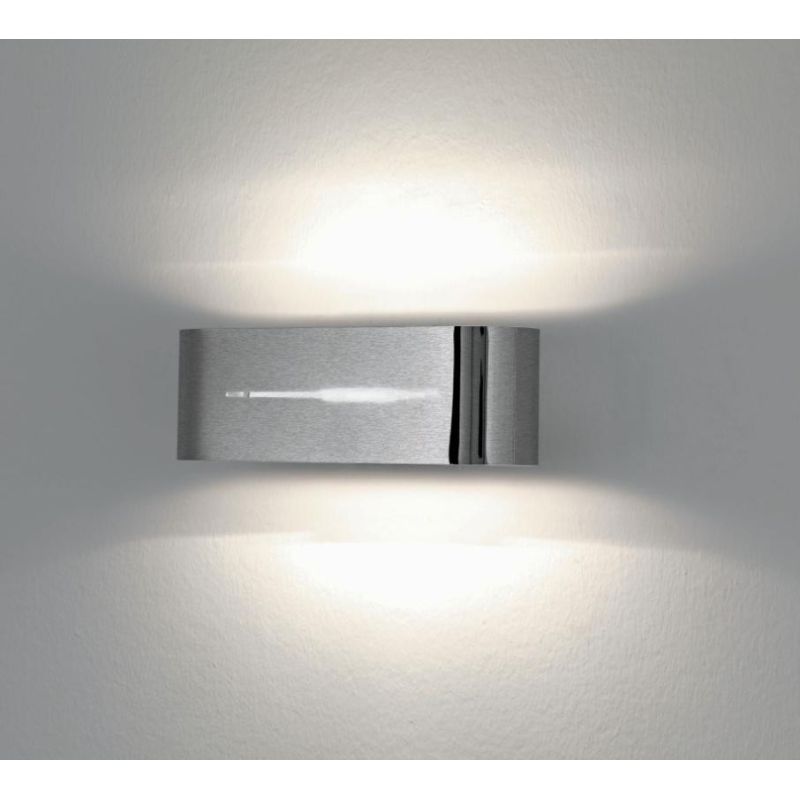 CHI LAMPADA DA PARETE IN METALLO NIKEL SATINATO Illuminando - Cristalensi Shop Online