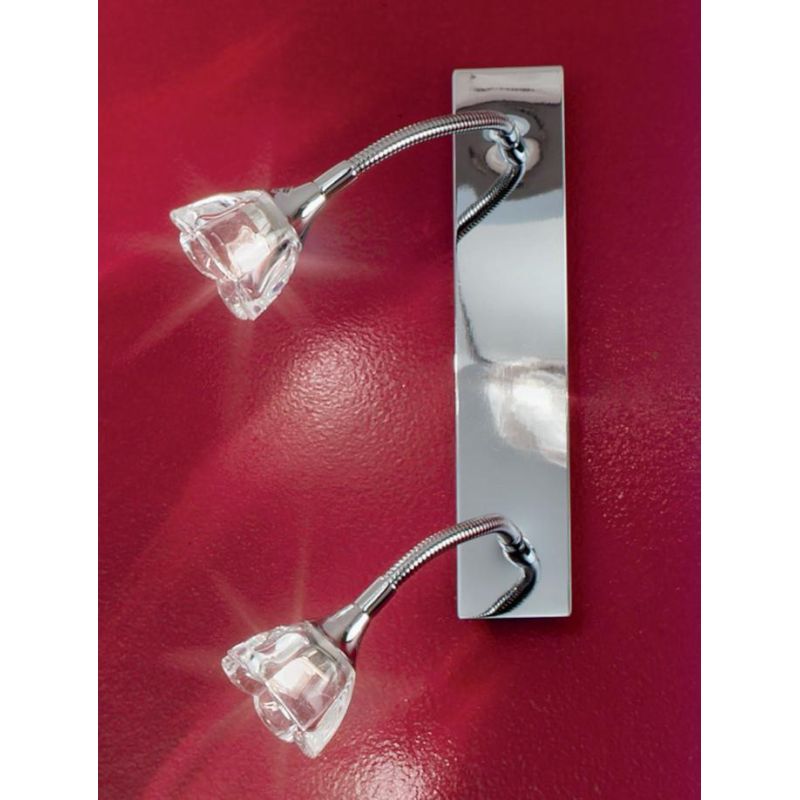 CLARA 2 PARETE/SOFFITTO CON BRACCIO FLESSIBILE Illuminando - Cristalensi Shop Online