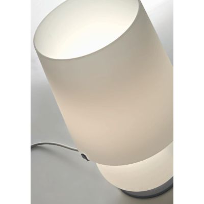 CLASSIC LAMPADA DA TAVOLO IN VETRO BIANCO LATTE Illuminando - Cristalensi Shop Online