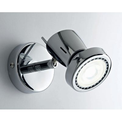EROS 1 FARETTO LED 7W IN METALLO CROMO O NIKEL SATINATO Illuminando - Cristalensi Shop Online