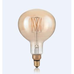 LAMPADINA E27 LED 4W DIMMERABILE CON VETRO AMBRATO LUCE 2200K DURATA 15000 ORE CRISTALENSI - Cristalensi Shop Online
