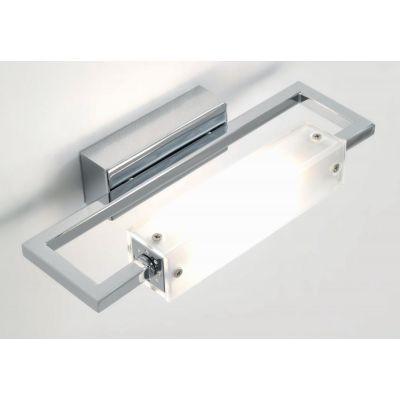FLIP LAMPADA DA PARETE IN METALLO CROMATO DIFFUSORE IN VETRO SATINATO DI ILLUMINANDO Illuminando - Cristalensi Shop Online