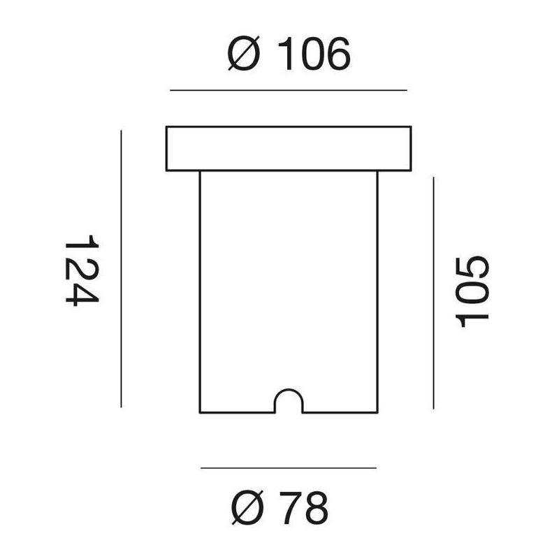 GES 271 INCASSO CORNICE QUADRA CALPESTABILE IN ACCIAIO IP67 LAMPADINA GU10 LED GEA LUCE - Cristalensi Shop Online