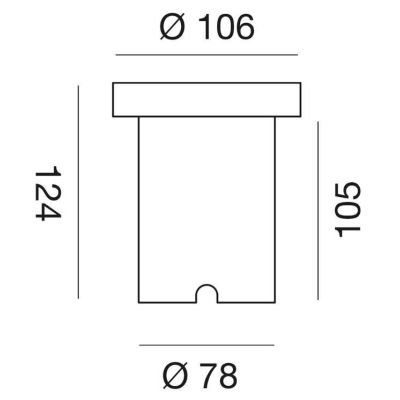 GES 271 INCASSO CORNICE QUADRA CALPESTABILE IN ACCIAIO IP67 LAMPADINA GU10 LED GEA LUCE - Cristalensi Shop Online