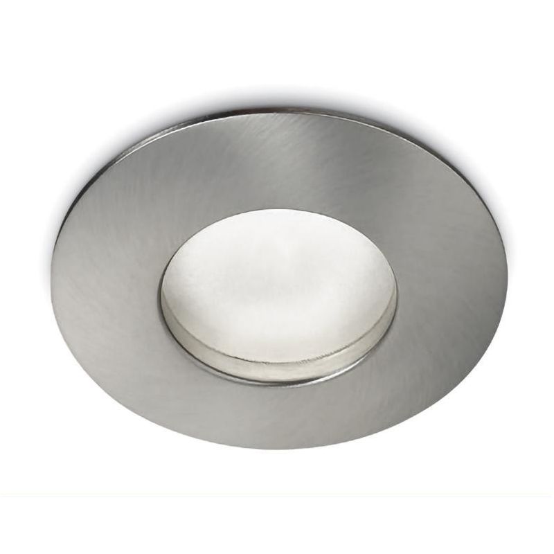 INCASSO IP65 CON ANELLO CROMO BIANCO LUCIDO BRUNITO E NICHEL SPAZZOLATO PORTALAMPADE GU10 GEA LUCE - Cristalensi Shop Online