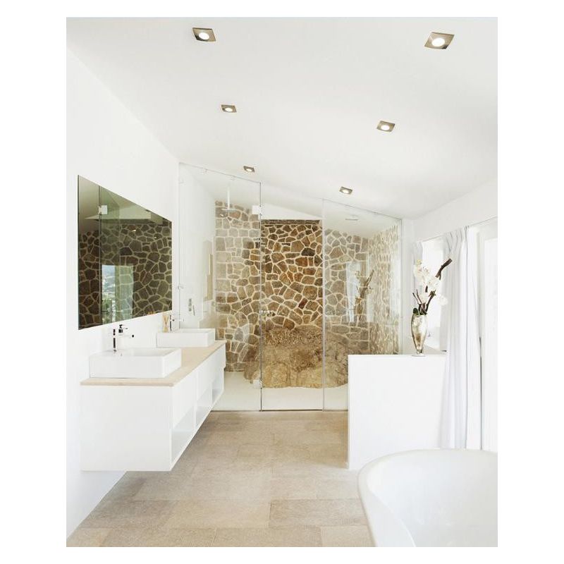 INCASSO CORNICE QUADRATA IP65 IN 4 COLORI CON PORTALAMPADE GU10 DI GEA LUCE GEA LUCE - Cristalensi Shop Online